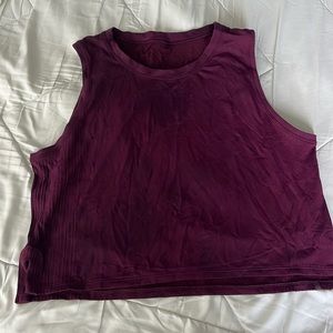 Women’s Lululemon Maroon Workout Tank Top Size 12
